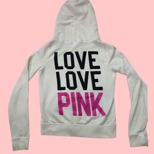 WHITE Victoria’s Secret PINK sweater